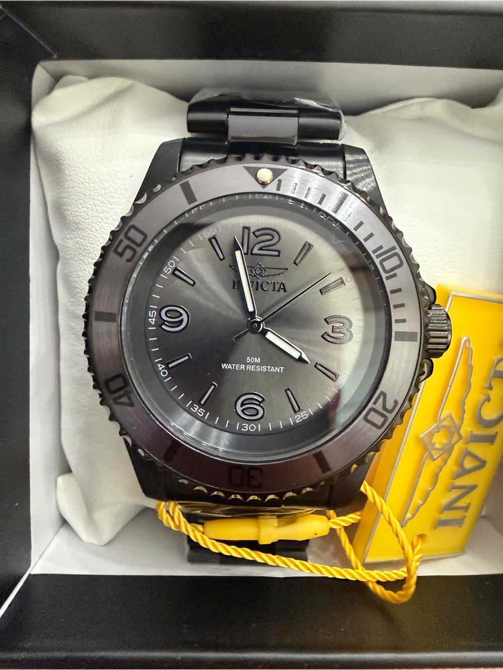 Invicta Specialty Velario Gunmetal Gray Stainless Steel Watch